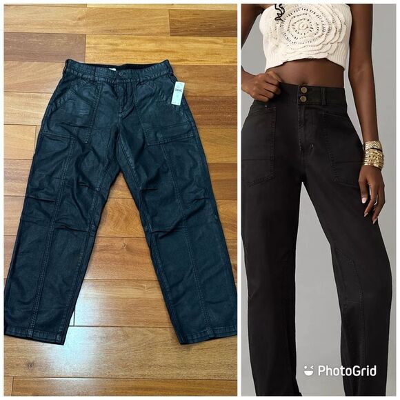 NWT Pilcro The Wanderer Mid-Rise Relaxed-Leg Pants size 25 - Picture 1 of 11